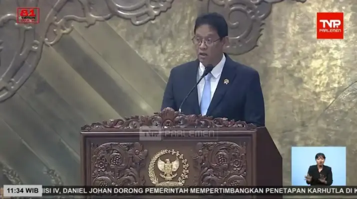 Rapat Paripurna DPR, Purbaya Tegaskan Pemerintah Bergerak Bantu Warga Terdampak Bencana