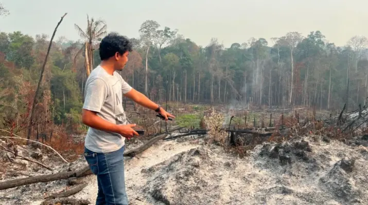 Polda Kaltara Turun ke Mangkupadi, Dugaan Pidana Karhutla di Bulungan Mulai Diselidiki