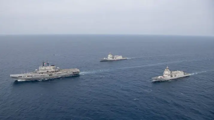 Kapal Induk Pertama RI Masuki Perairan Indonesia, Dikawal Dua Fregat dan Pesawat TNI AL